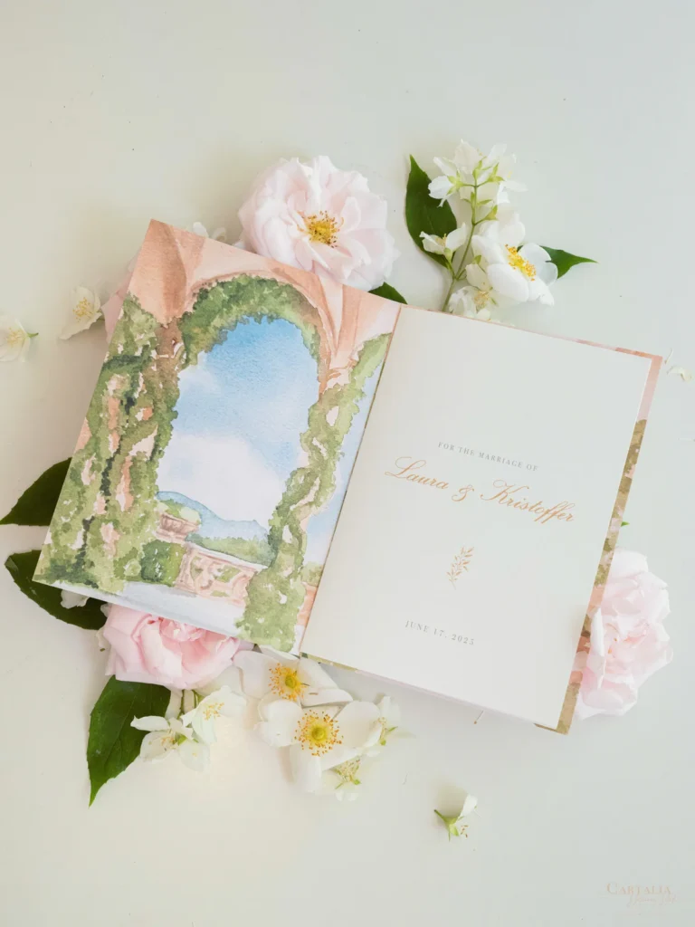 Cartalia_01.49.243_order_of_service_watercolor_custom_venue_wedding_invitation_hotstamping_monogram_pocket_style_invite_gold_white_elegant_wedding-5